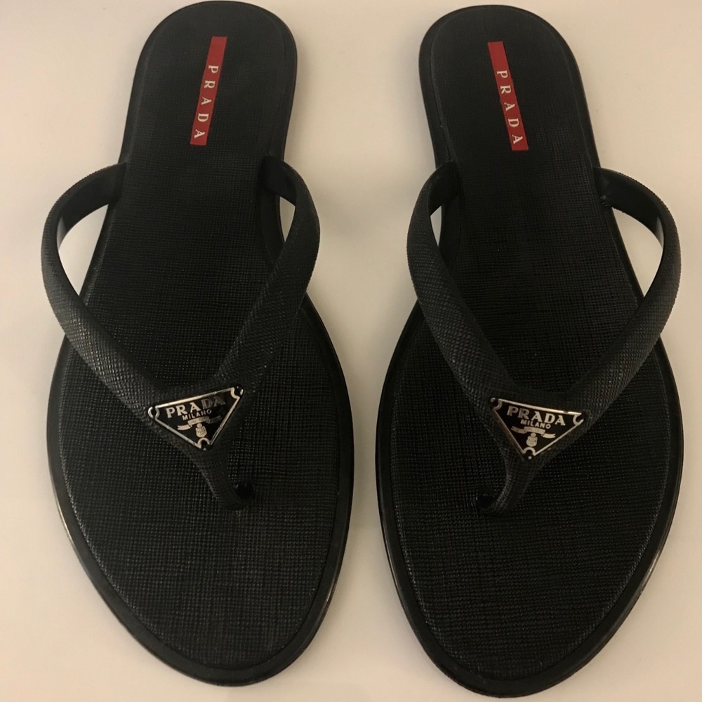 Prada sandals. 100% authentic, Perfect condition!